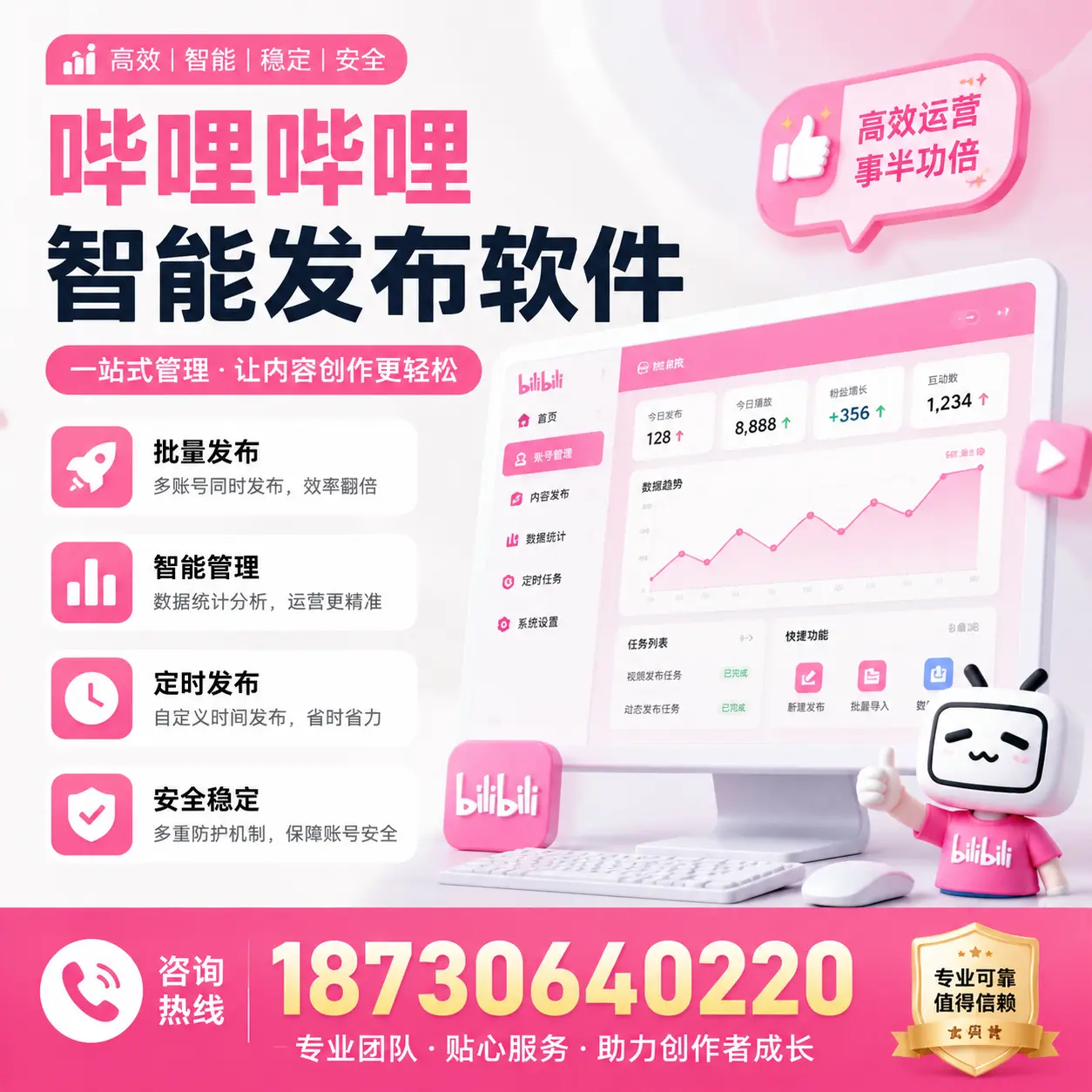 如何评估哔哩哔哩智能发布软件的ROI？营口 企业必读